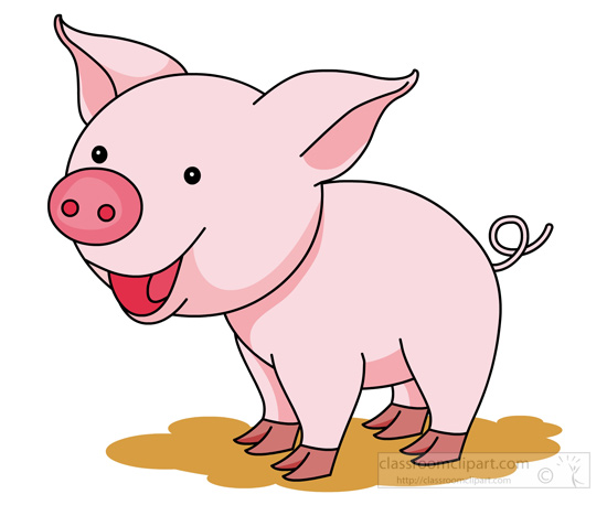 Detail Free Clipart Pig Nomer 2