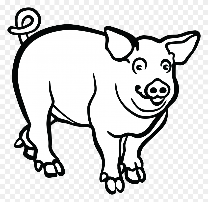 Detail Free Clipart Pig Nomer 27