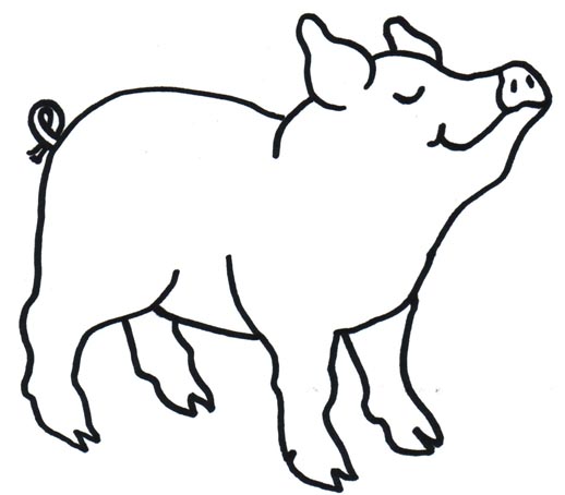 Detail Free Clipart Pig Nomer 36