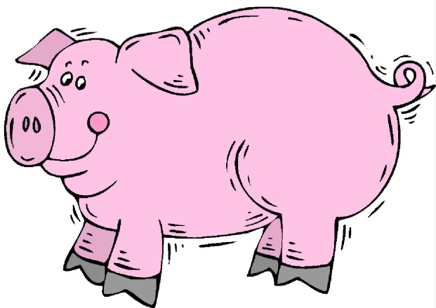 Detail Free Clipart Pig Nomer 44