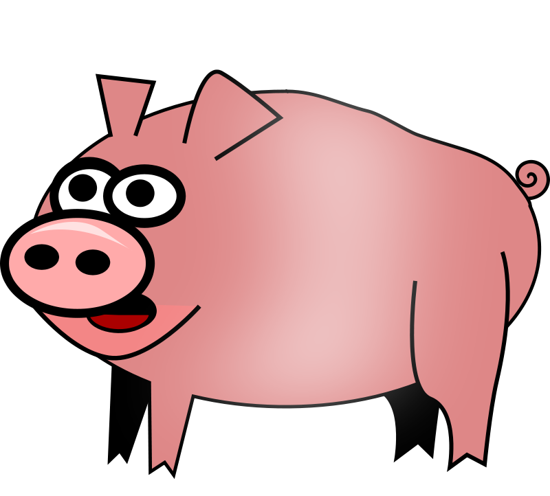 Detail Free Clipart Pig Nomer 54