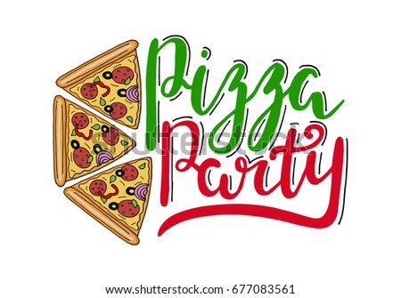 Detail Free Clipart Pizza Party Nomer 29