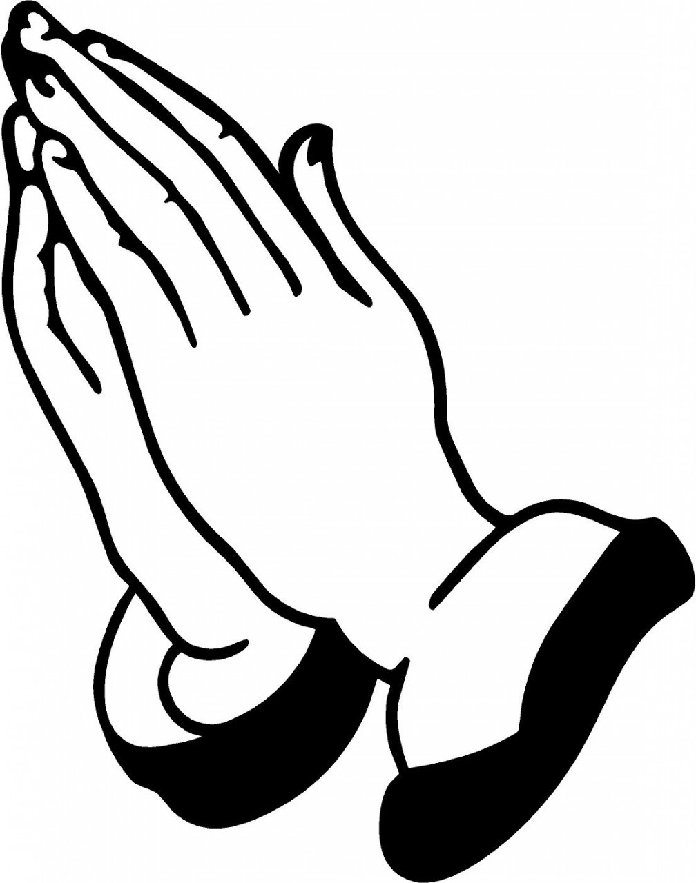 Detail Free Clipart Praying Hands Nomer 22