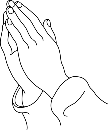 Detail Free Clipart Praying Hands Nomer 27