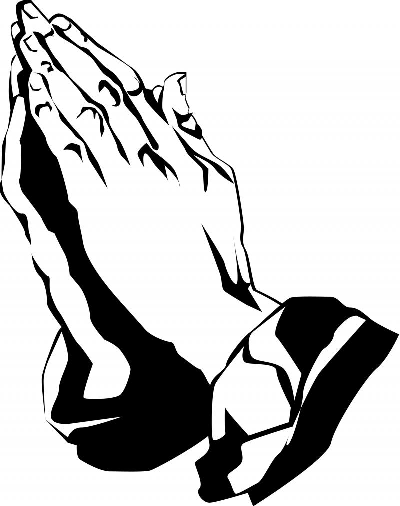 Detail Free Clipart Praying Hands Nomer 49