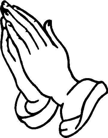 Detail Free Clipart Praying Hands Silhouette Nomer 18