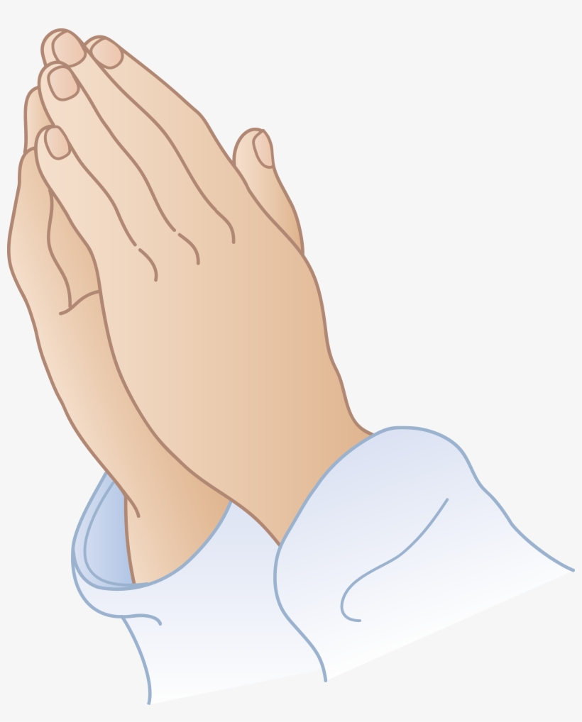 Detail Free Clipart Praying Hands Silhouette Nomer 23