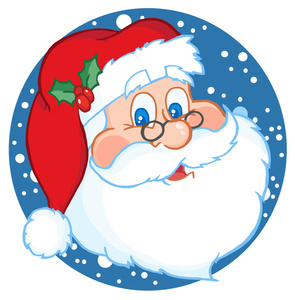 Detail Free Clipart Santa Claus Nomer 34