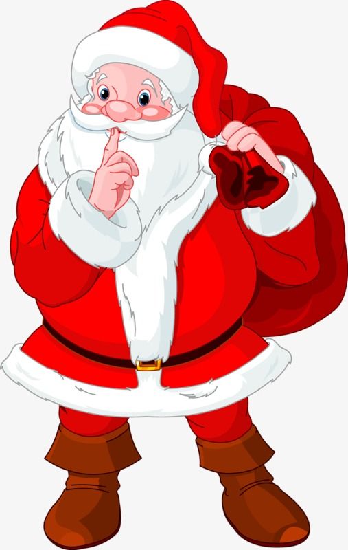 Detail Free Clipart Santa Claus Nomer 5