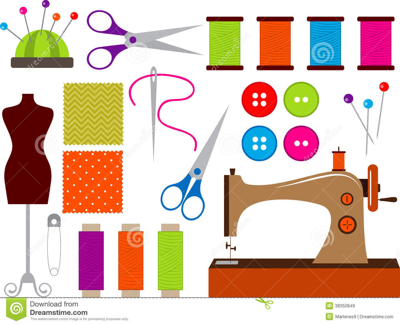 Detail Free Clipart Sewing Images Nomer 11