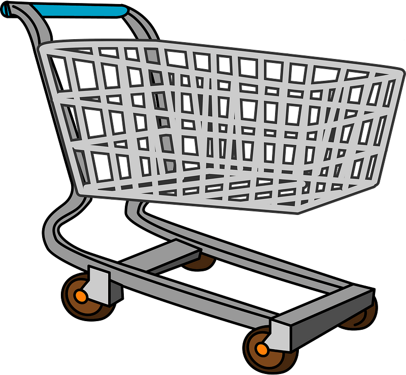 Detail Free Clipart Shopping Cart Nomer 35