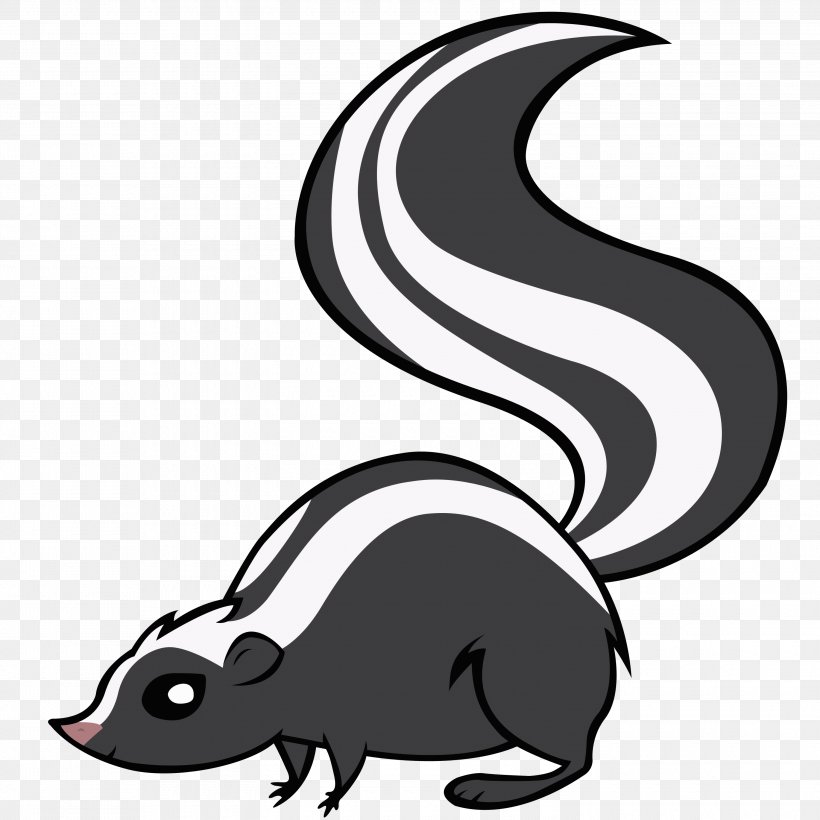 Detail Free Clipart Skunk Nomer 19