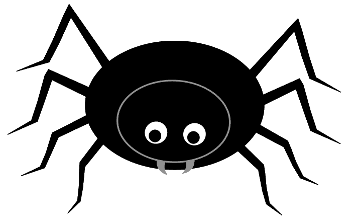 Detail Free Clipart Spider Nomer 29