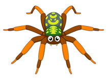 Detail Free Clipart Spider Nomer 31