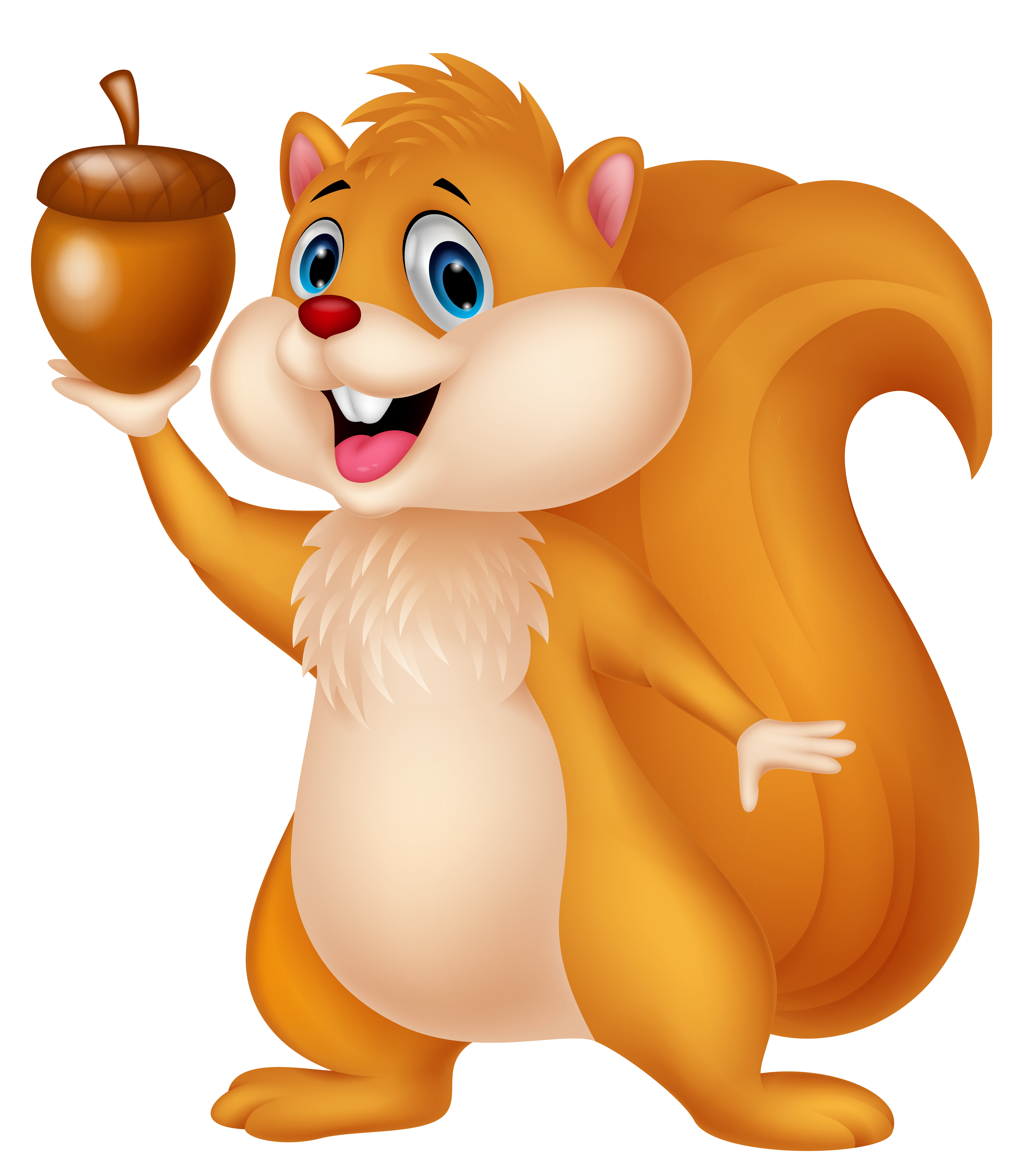 Detail Free Clipart Squirrel Nomer 17