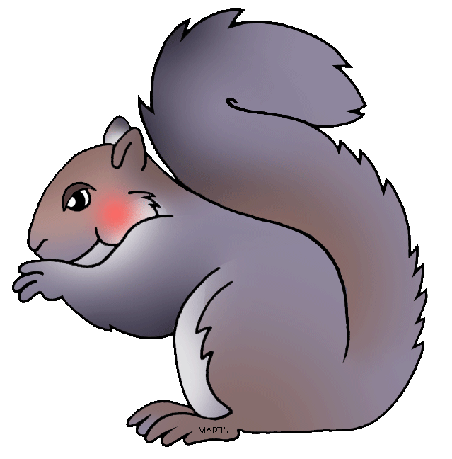 Detail Free Clipart Squirrel Nomer 23