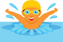 Detail Free Clipart Swimming Nomer 5