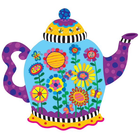 Detail Free Clipart Tea Pot Nomer 7