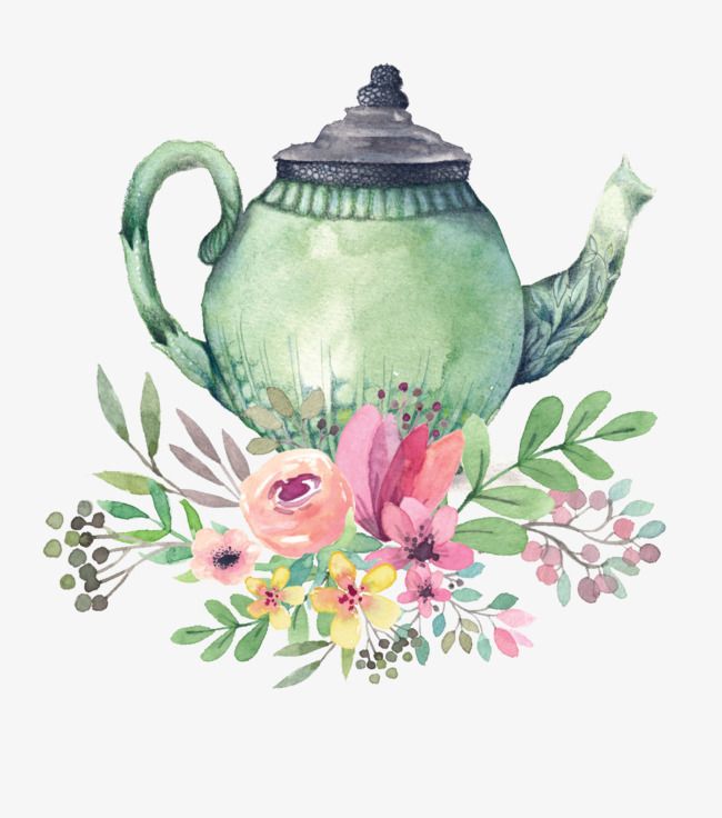 Detail Free Clipart Tea Pot Nomer 10