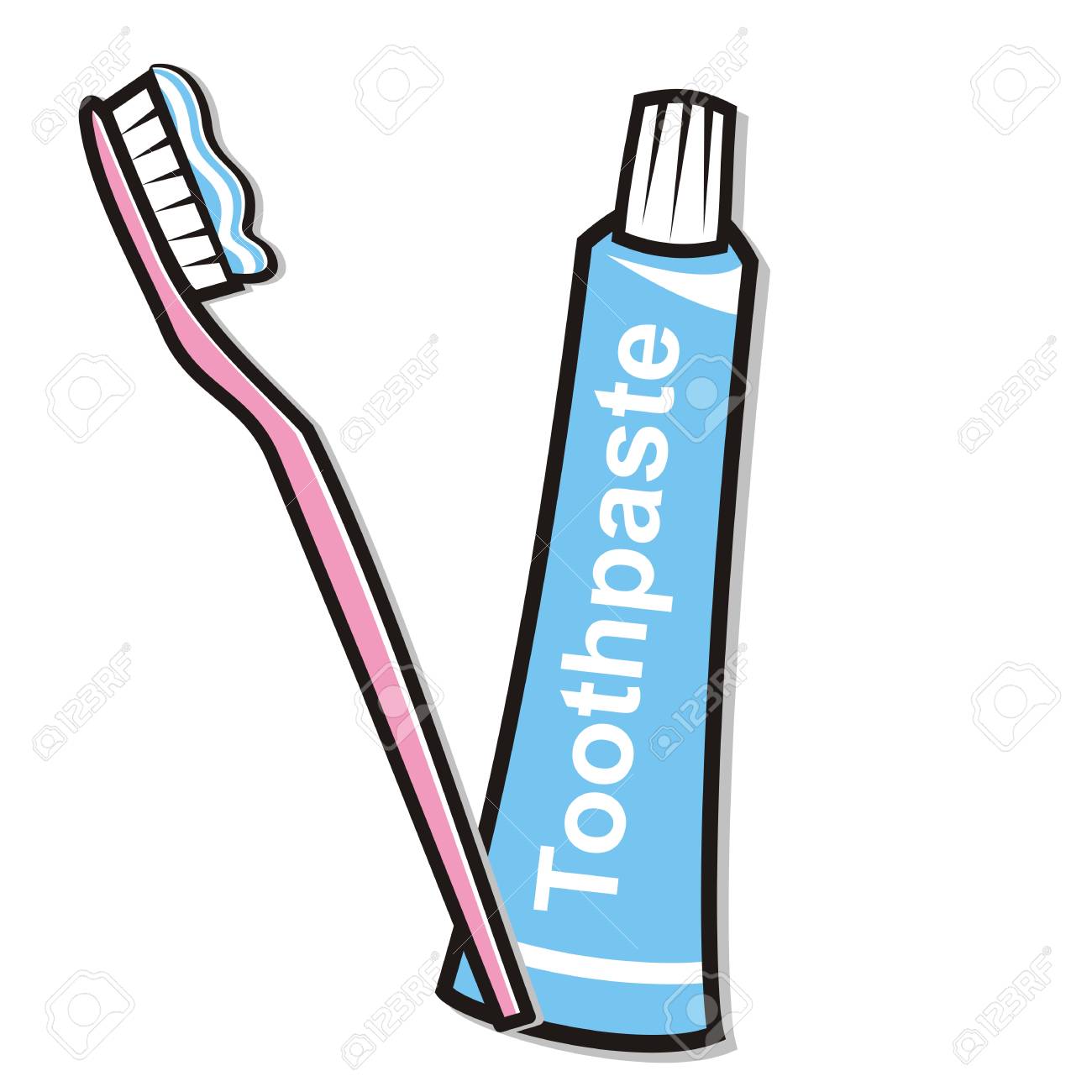 Detail Free Clipart Toothbrush Nomer 3