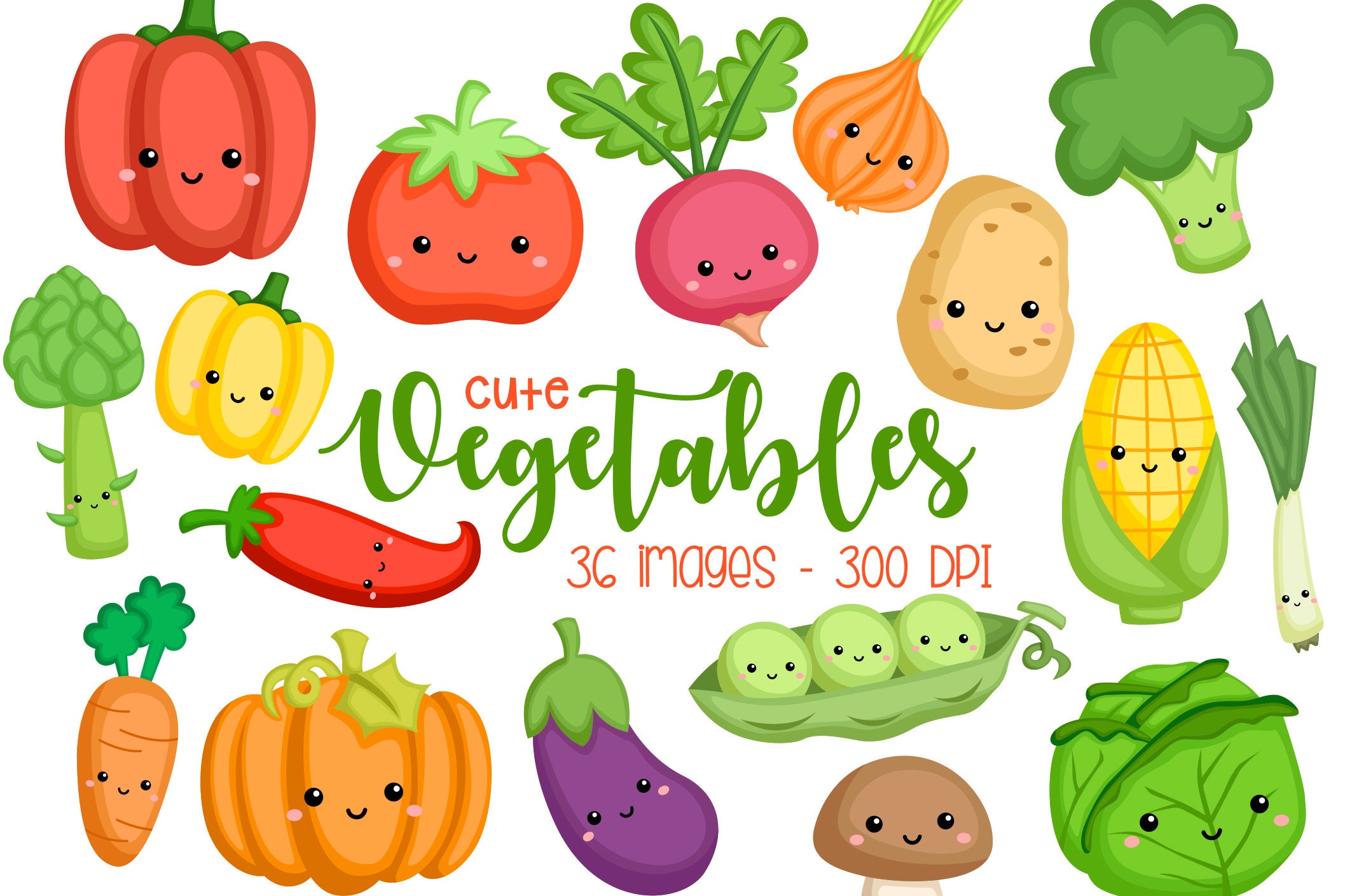 Detail Free Clipart Vegetables Nomer 17