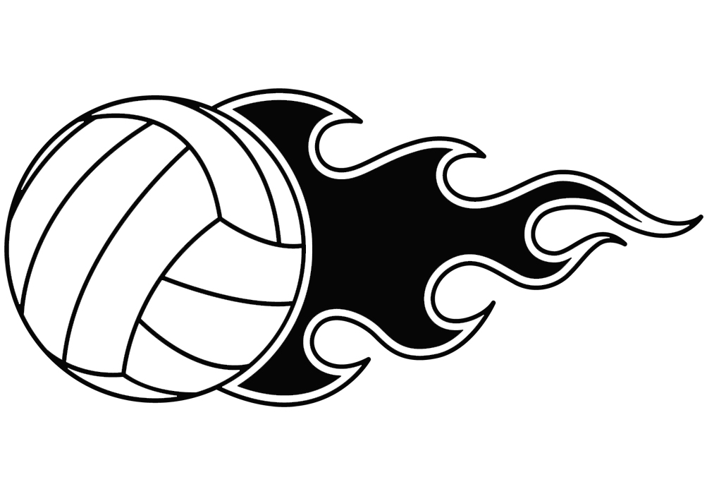 Detail Free Clipart Volleyball Nomer 9