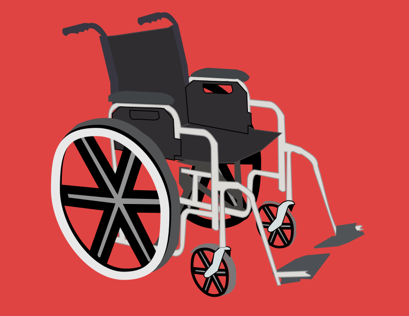 Detail Free Clipart Wheelchair Nomer 40