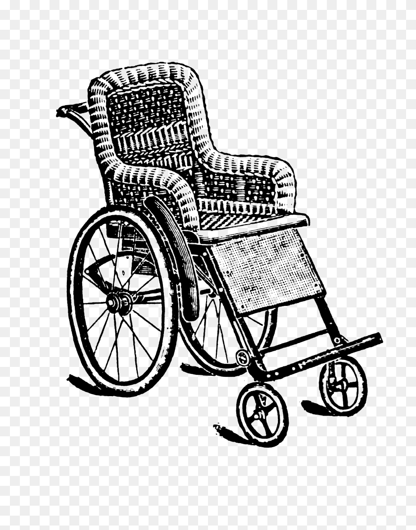 Detail Free Clipart Wheelchair Nomer 47