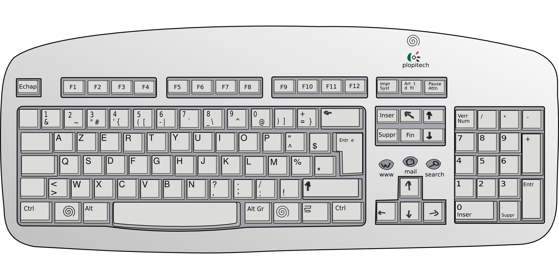 Detail Free Computer Keyboard Nomer 37