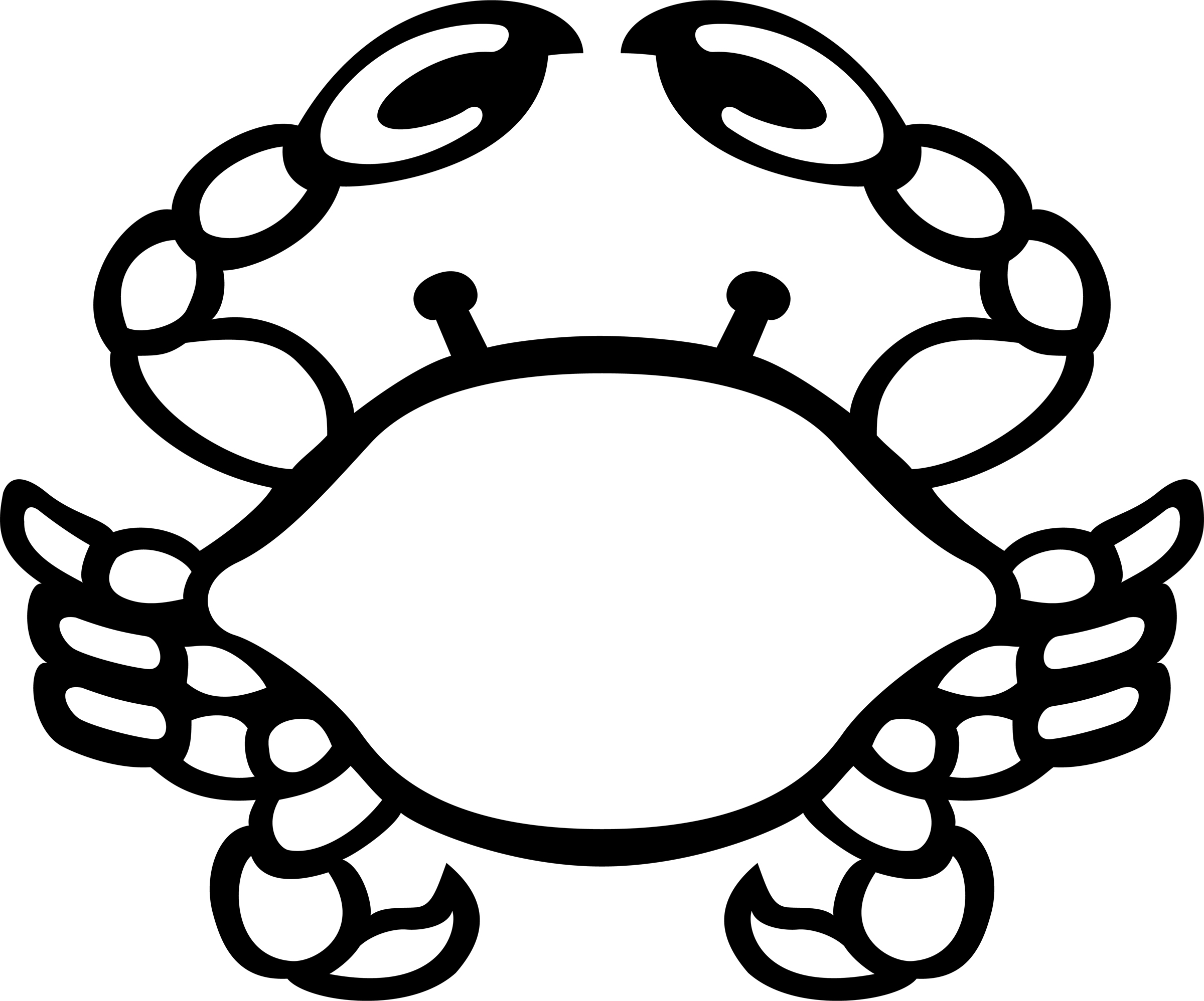 Detail Free Crab Clipart Nomer 38