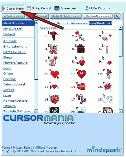 Detail Free Cursors For Computer Nomer 27