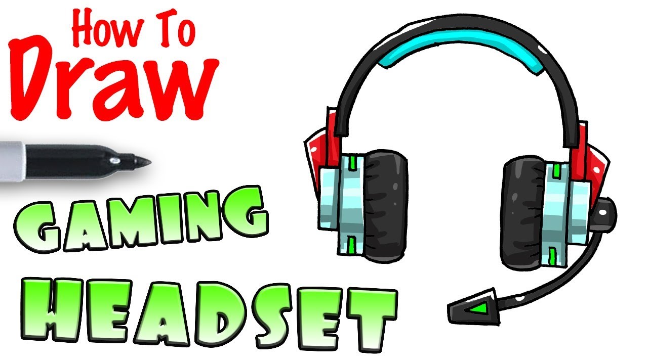 Detail How To Draw A Headset Nomer 6