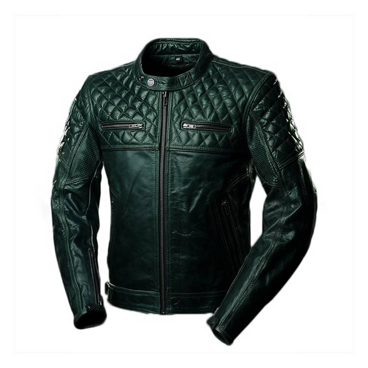 Detail Scrambler Lederjacke Nomer 10