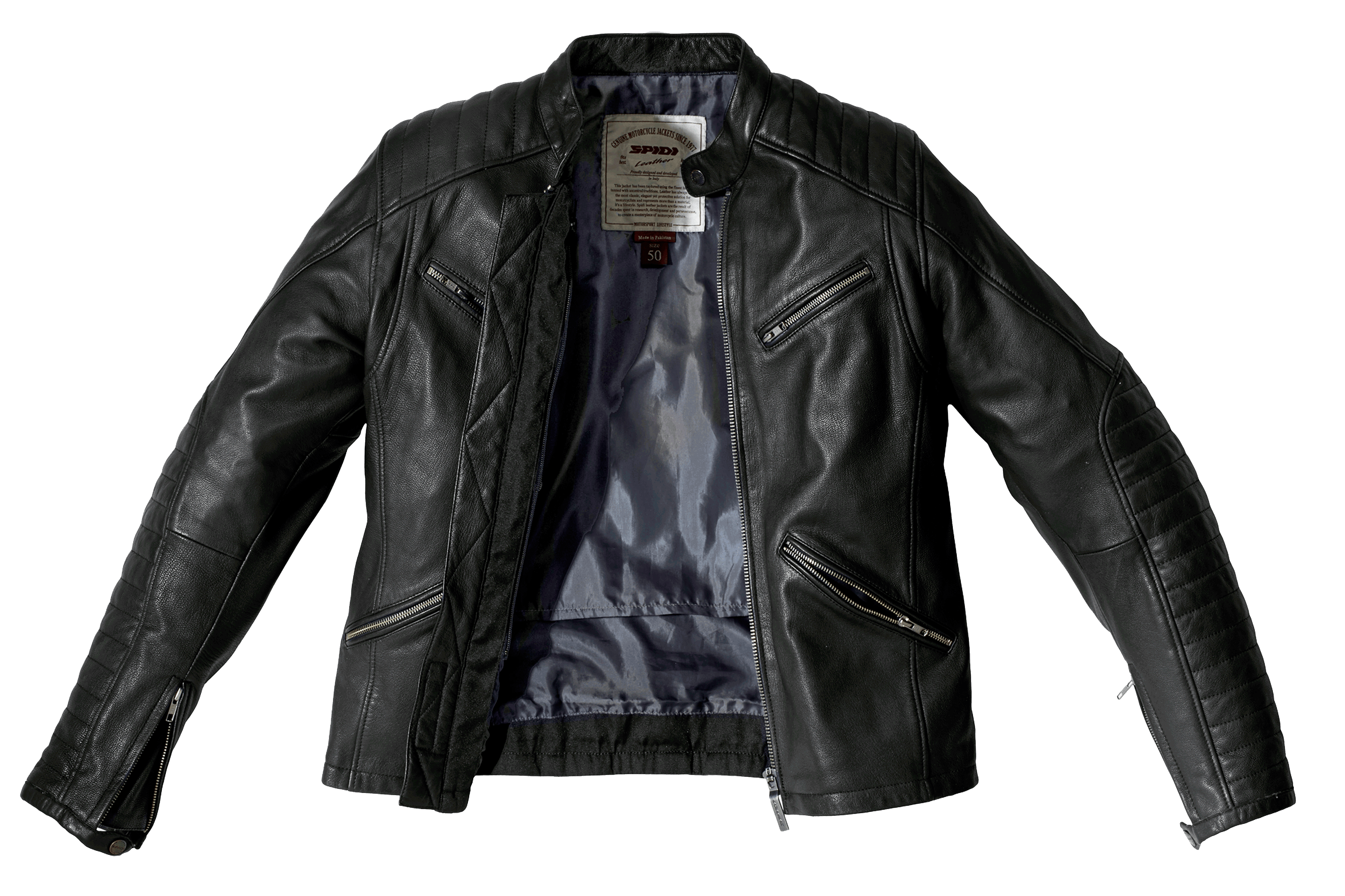 Detail Scrambler Lederjacke Nomer 7