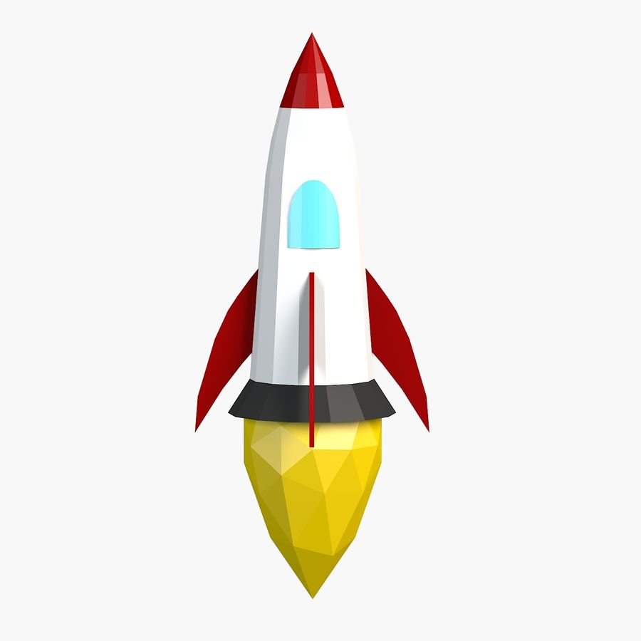 Detail Spaceship Low Poly Nomer 13