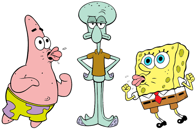 Detail Spongebob Sandy Patrick Nomer 4
