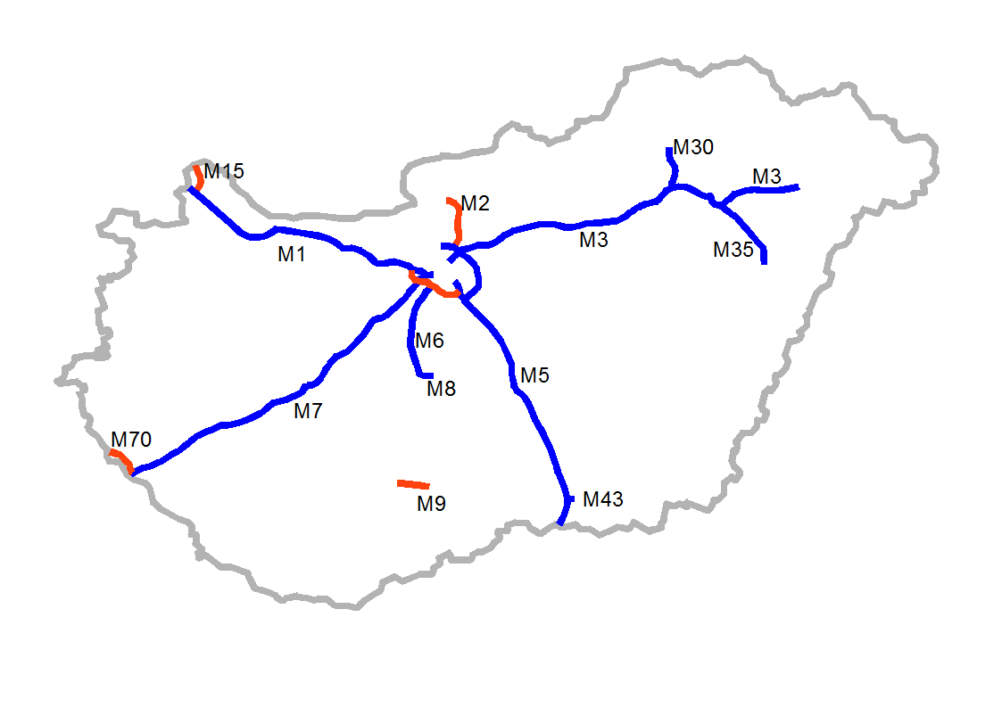 Detail A5 Autobahn Karte Nomer 6