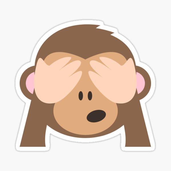 Detail Emoji Affe Augen Zu Nomer 7