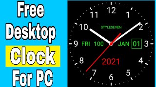 Detail Free Desktop Clock Nomer 13