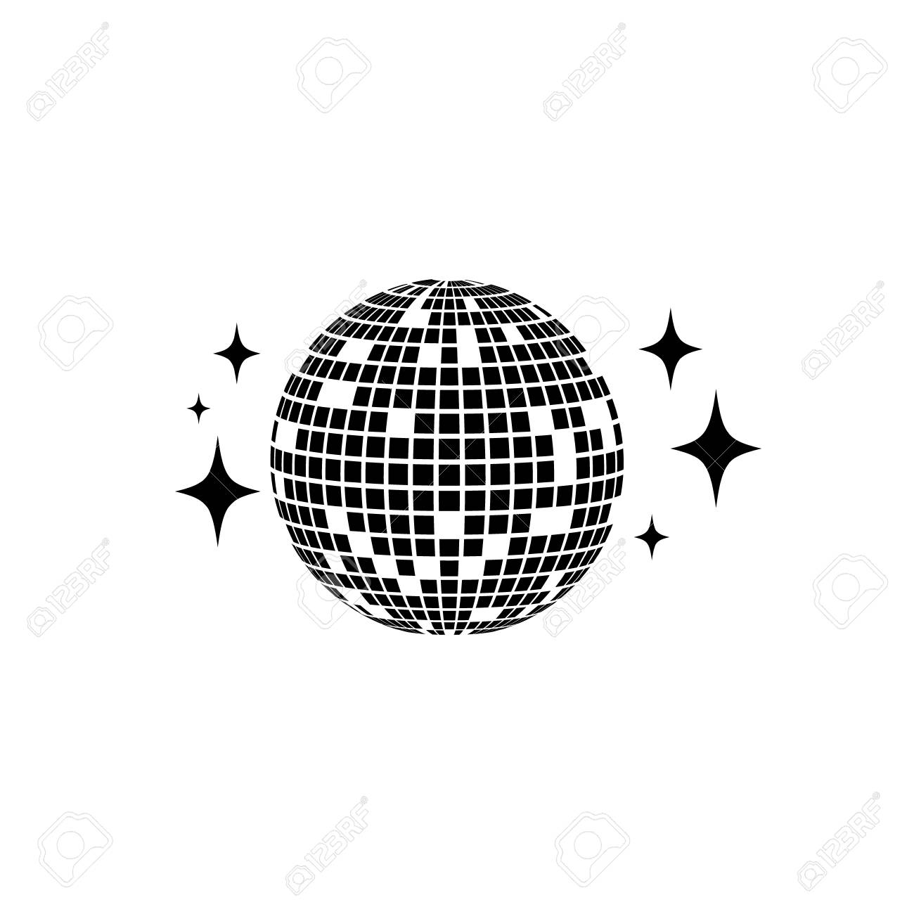 Detail Free Disco Ball Vector Nomer 33