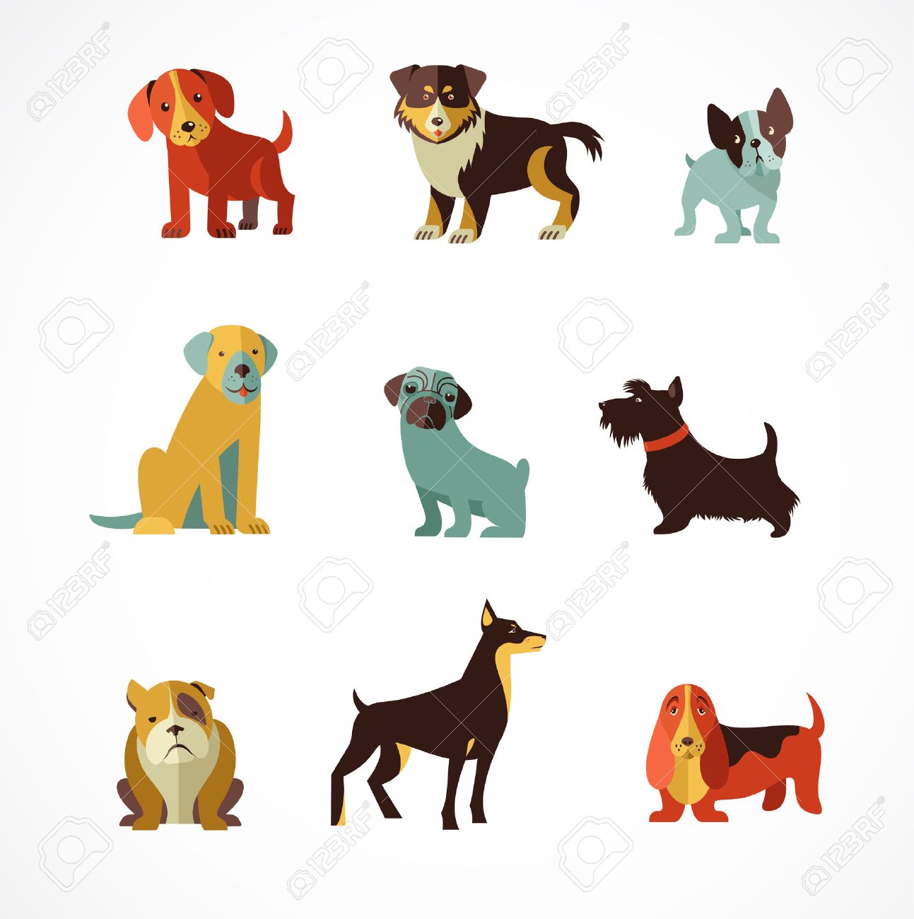 Detail Free Dog Illustrations Nomer 12