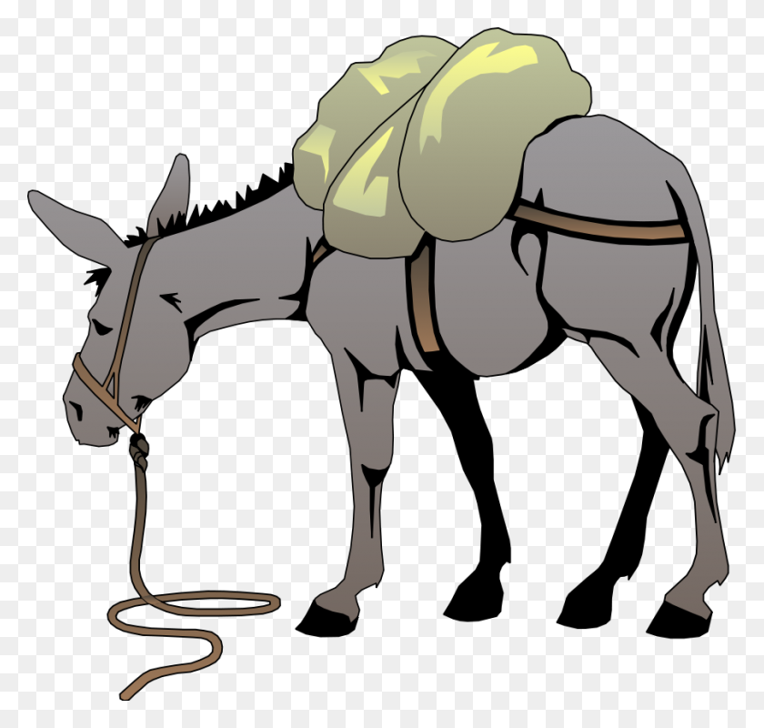 Detail Free Donkey Clipart Nomer 37