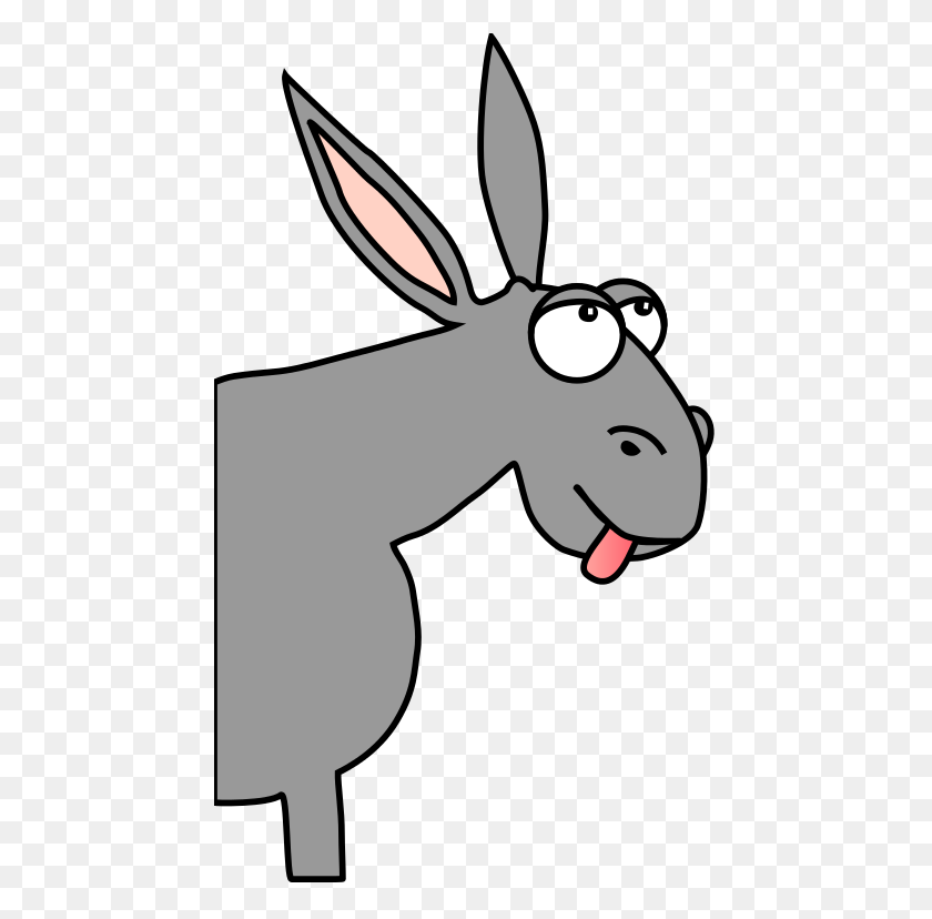 Detail Free Donkey Clipart Nomer 41