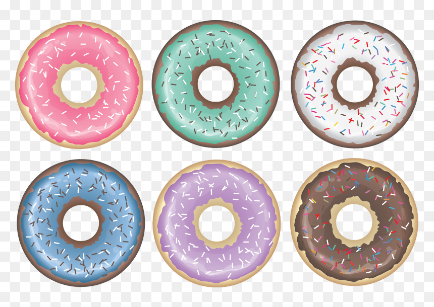 Detail Free Donut Clipart Nomer 35