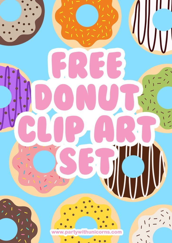 Detail Free Donut Clipart Nomer 42