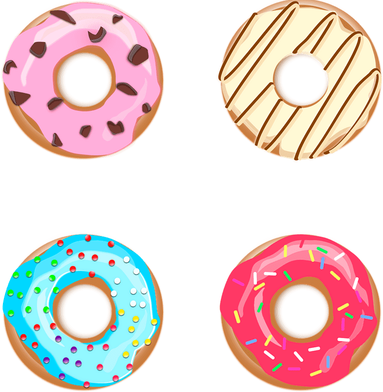 Detail Free Donut Clipart Nomer 49