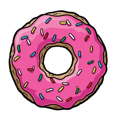 Detail Free Donut Clipart Nomer 8