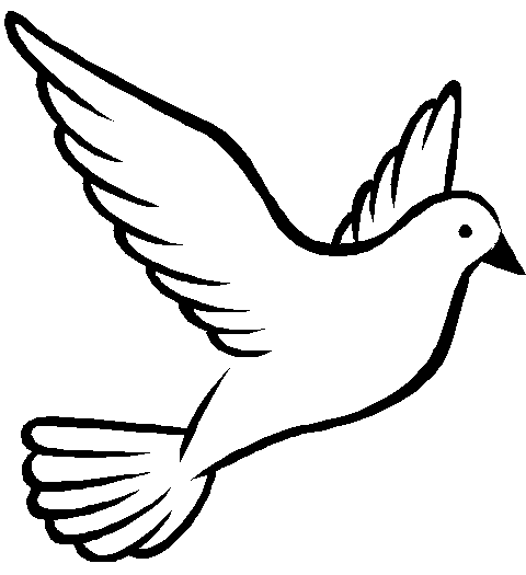 Free Dove Clipart Black And White - KibrisPDR