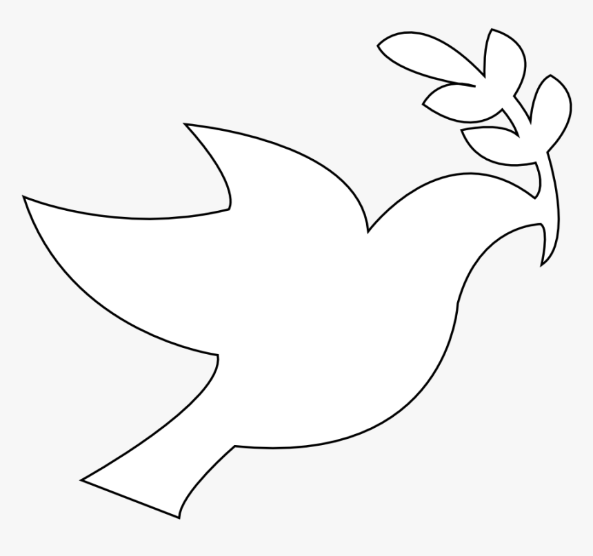 Detail Free Dove Clipart Black And White Nomer 16