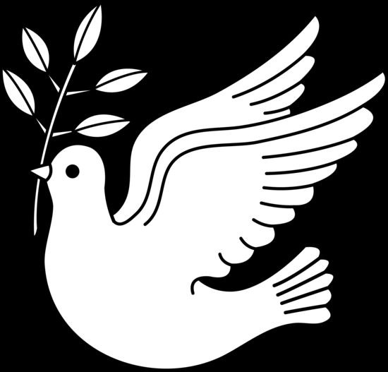 Detail Free Dove Clipart Black And White Nomer 22
